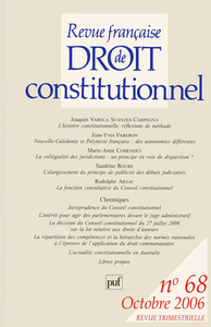 RFDC 2006, n° 68