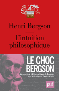 L'INTUITION PHILOSOPHIQUE
