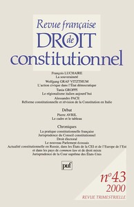 RFDC 2000, n° 43