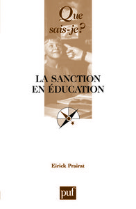 LA SANCTION EN EDUCATION (4E ED) QSJ 3684