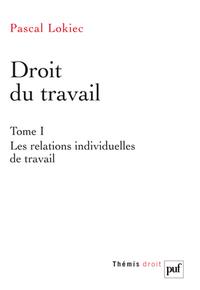 DROIT DU TRAVAIL T1 LES RELATIONS INDIVIDUELLES DE TRAVAIL