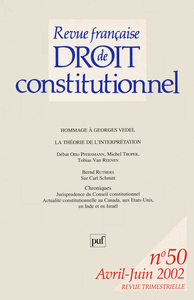 RFDC 2002, n° 50
