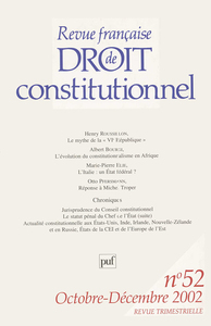RFDC 2002, n° 52