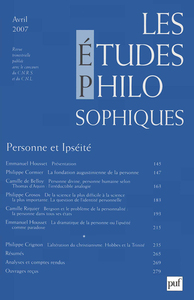 études philosophiques 2007, n° 2