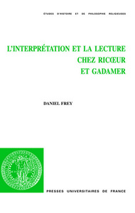 L'interprétation et la lecture chez Ricœur et Gadamer