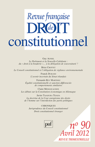 RFDC 2012, n° 90