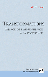 TRANSFORMATIONS - PASSAGE DE L'APPRENTISSAGE A LA CROISSANCE