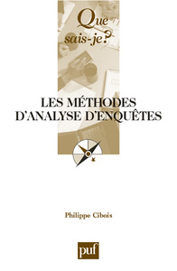 Les méthodes d'analyse d'enquêtes