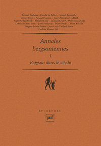 Annales bergsoniennes, I