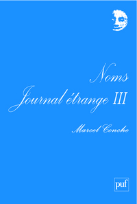 Noms. Journal étrange III