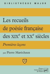 Les recueils de poésie française des XIX et XXe siècles