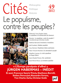 CITES 2012, N 49 - LE POPULISME, CONTRE LES PEUPLES?
