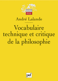 Vocabulaire technique et critique de la philosophie
