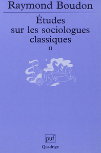 ETUDES SUR LES SOCIOLOGUES CLASSIQUES, II