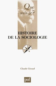 HISTOIRE DE LA SOCIOLOGIE