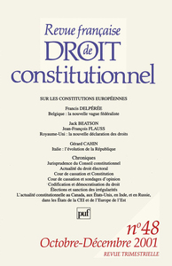 RFDC 2001, n° 48