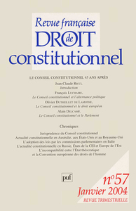 RFDC 2004, n° 57