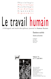 travail humain 2011, vol. 74 (2)