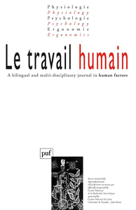 travail humain 2003, vol. 66 (1)