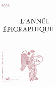 L'Année épigraphique, vol. 2005
