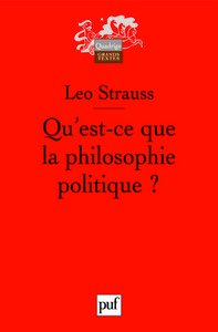 QU'EST-CE QUE LA PHILOSOPHIE POLITIQUE ?