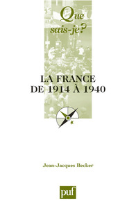 La France de 1914 à 1940