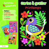 Cartes à gratter printemps