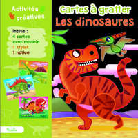 LES DINOSAURES - CARTES A GRATTER