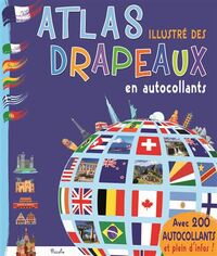 ATLAS ILLUSTRE DES DRAPEAUX EN AUTOCOLLANTS