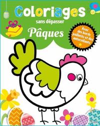 PAQUES COLORIAGES SANS DEPASSER