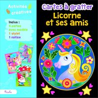 LICORNE ET SES AMIS - CARTES A GRATTER