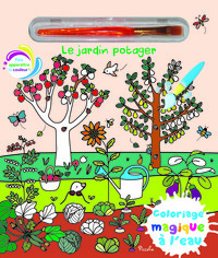 LE JARDIN POTAGER - COLORIAGE MAGIQUE A L'EAU