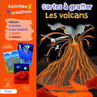 LES VOLCANS - CARTES A GRATTER