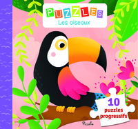 PUZZLES LES OISEAUX - 10 PUZZLES PROGRESSIFS