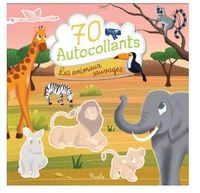 Les animaux sauvages - 70 Autocollants