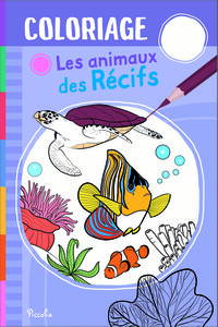 Les animaux des récifs - Coloriage