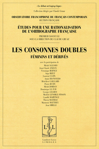 Les consonnes doubles - féminins et dérivés