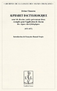 Alphabet dactylographique - orné de dessins variés présentant deux exemples pour l'application de chacun des signes dactylolo