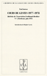 Cours de gestes, 1977-1978