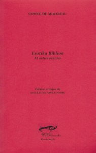 EROTIKA BIBLION et autres oeuvres