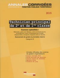 Technicien principal 2e et 1er classe, 2015