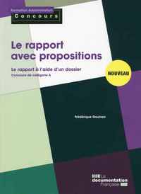 Le rapport avec propositions - Concours