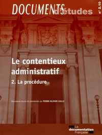 Le contentieux administratif v2 de 2.09 - La procédure