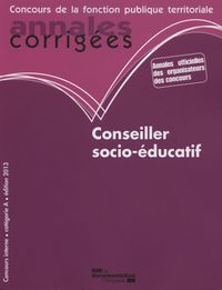 Concours conseiller socio-éducatif 2013