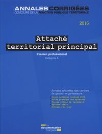 Attaché territorial principal 2015 - examen professionnel categorie a