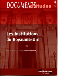 Les institutions du Royaume-Uni