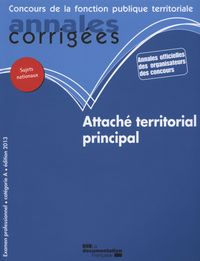 Attaché territorial principal 2013 categorie a - annales corrigées n°38