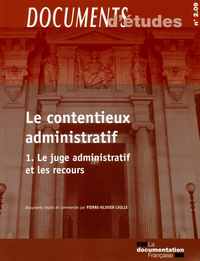 Le contentieux administratif v1 n  2.09 - Le juge administratif et les recours