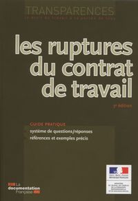 Les ruptures du contrat de travail
