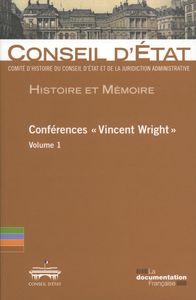 Conférences Vincent Wright Vol 1